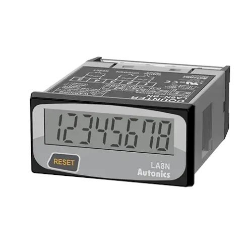 Autonics LA8N LCD Totalising Counter – 48x24mm