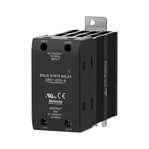 Autonics SRH1 DIN Rail SSR with Heatsink – 1-Phase