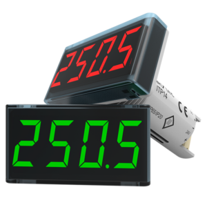 akYtec ITP14 Process Indicator – 0-10V / 4-20mA, NPN Output, 22.5mm Panel Mount