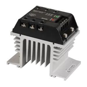 Autonics SRH3 DIN Rail SSR with Heatsink – 3-Phase