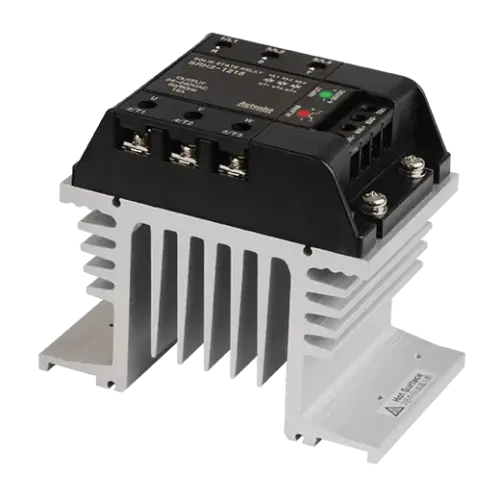 Autonics SRH3 DIN Rail SSR with Heatsink – 3-Phase